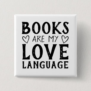 Book Lover Funny Bookish Saying  2 Inch Square Button