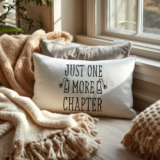 Book Lover Funny Saying Lumbar Pillow