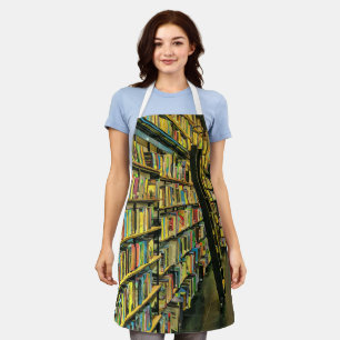 Book lover gift apron