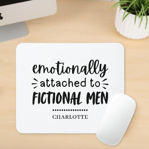 Book Lover Gift Funny Bookish Saying Personalized Mouse Pad