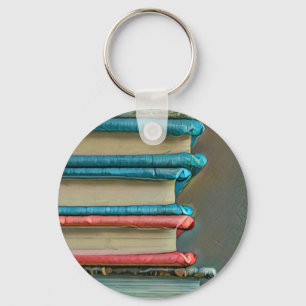 Book lover gift keychain