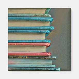 Book lover gift magnet