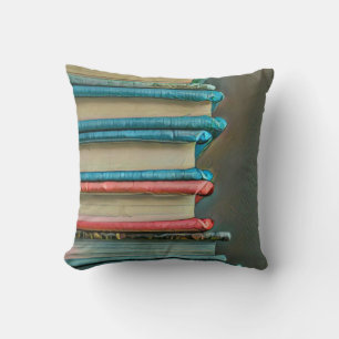 Book lover gift throw pillow