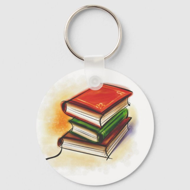 Book Lover Keychain (Front)