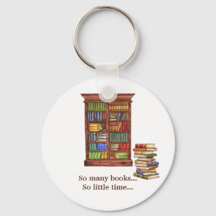 Book Lover Keychain   Editable Text