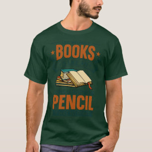Book Lover Life Without Books Literature  Design  T-Shirt