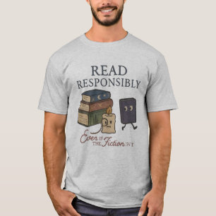 Book Lover Men's T-Shirt Literary Coffee Tee