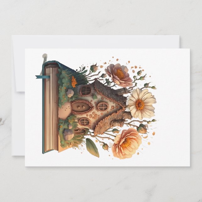 Book Lover Merry Bookmas Christmas Holiday Card (Front)
