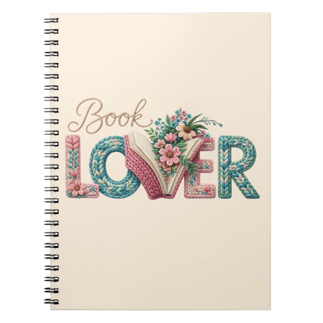 Book Lover Pastel Notebook (Front)
