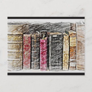 Book Lover Postcard, Book Postcard