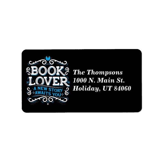 Book Lover / Return Address Labels (Front)