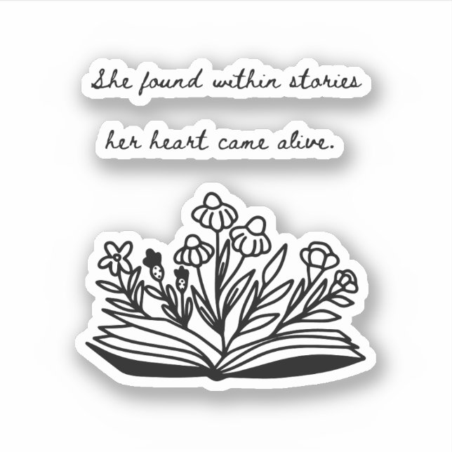 Book Lover Sticker (Front)