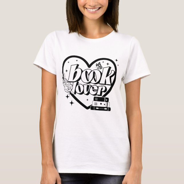 Book Lover T-Shirt (Front)