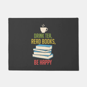Book Lover - Tea Books Happy Doormat