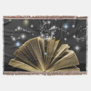 Book Lover Throw Blanket