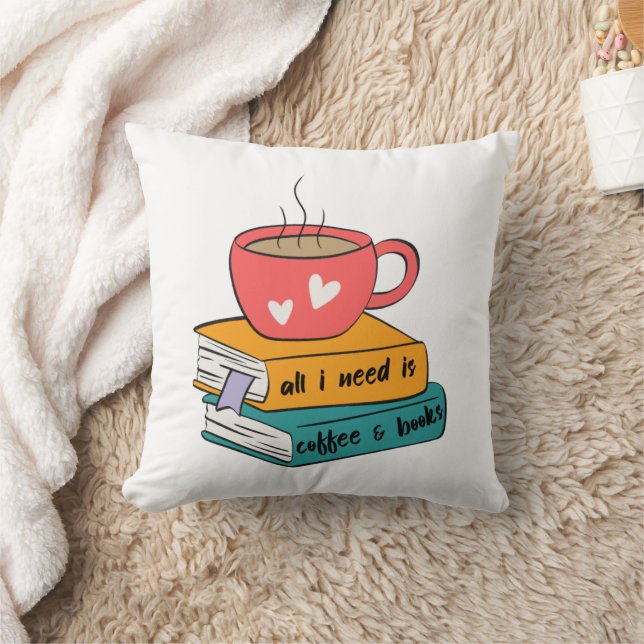 Book Lover Throw Pillows (Blanket)