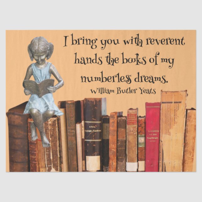 Book Lover Tissue Paper (Front)