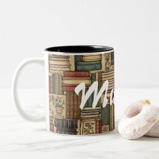 Book Lover  Two-Tone Coffee Mug