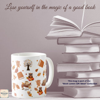  Book Lover's  11oz Coffee Mug