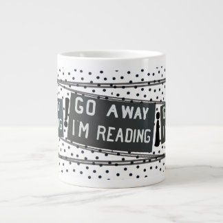 book lovers black and white mug with saying