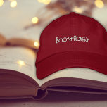 Book Lovers Booktrovert Embroidered Twill Cap<br><div class="desc">Attention, book lovers and proud booktrovered souls: this cap is for you. • Unstructured, low-profile chino twill cap • Adjustable cloth strap with antique brass slide buckle closure • Comfortable, pre-curved bill This cap is the ultimate accessory for the fully immersed, true-blue book lover. Wear it with pride and let...</div>