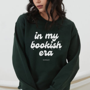 Book Lovers Customizable Retro In My Bookish Era  Sweatshirt
