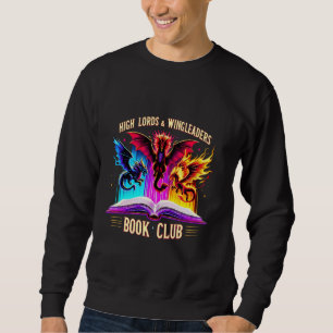 Book Lovers Fantasy Dragon Book Club High Lords Wi Sweatshirt