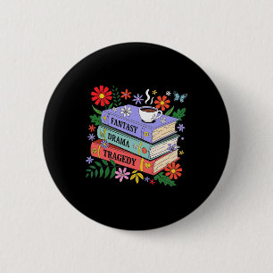 Book Lovers Fantasy Drama Tragedy Subtle 8647 Trum 2 Inch Round Button