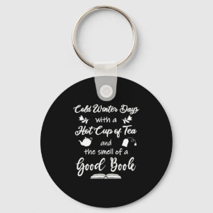 Book Lovers Gifts Christmas Reading Keychain