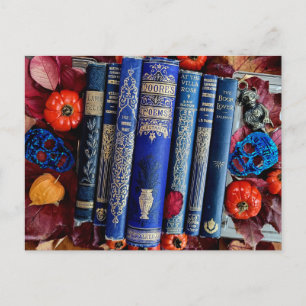 Book Lover's Halloween Postcard