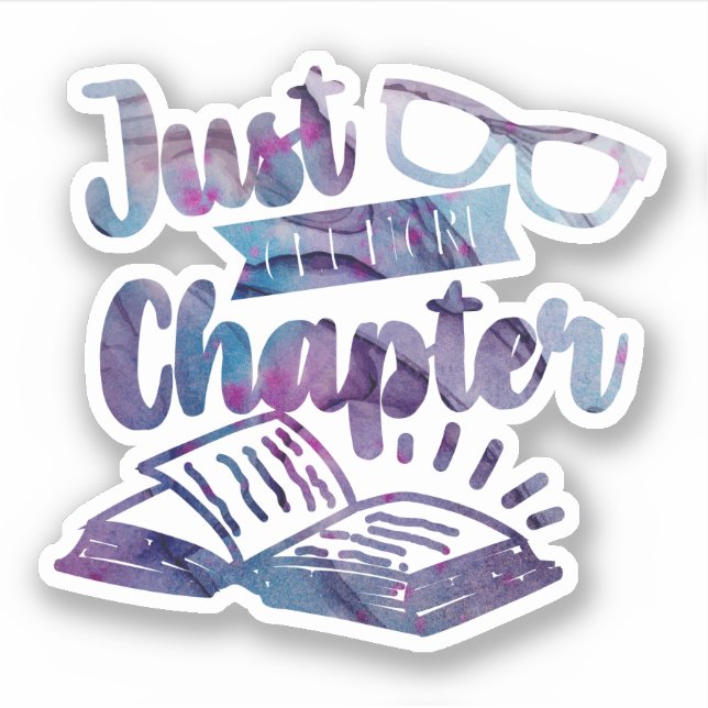 Book Lovers Just One More Chapter Purple Reading (Front)