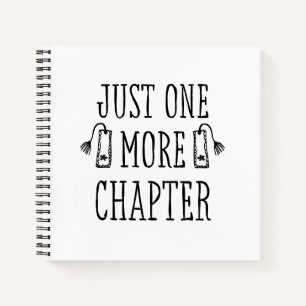 Book Lovers Just One More Chapter Spiral Notebook
