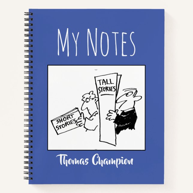 Book Lover's Notebook with Name (Front)