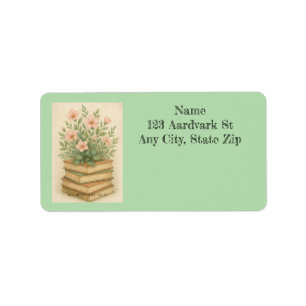 Book Lovers Return Address Labels