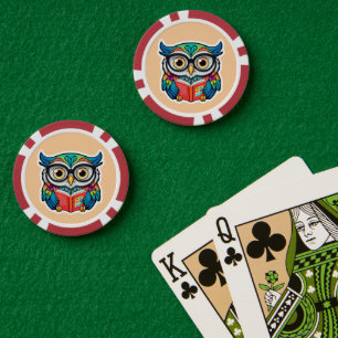 "Book Lovers Unite" Poker Chips