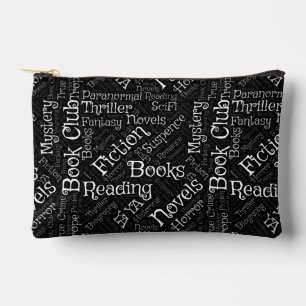 Book Lovers Word Cloud Accessory Pouch