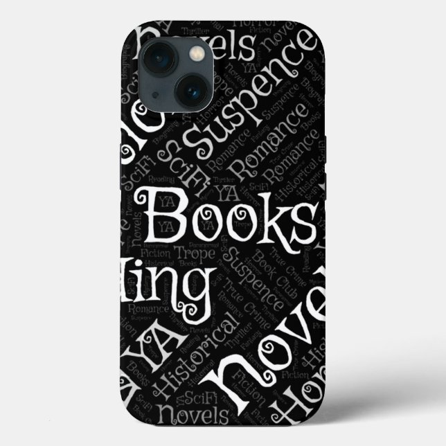 Book Lovers Word Cloud Case-Mate iPhone Case (Back)