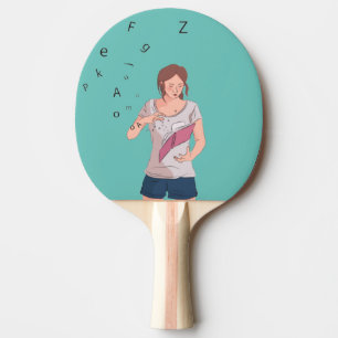 Book magician ping pong paddle