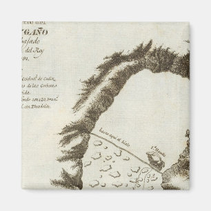 Book Map of Alaska Magnet