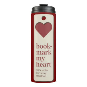 Book-mark My Heart Romantic Reading Travel Thermal Tumbler