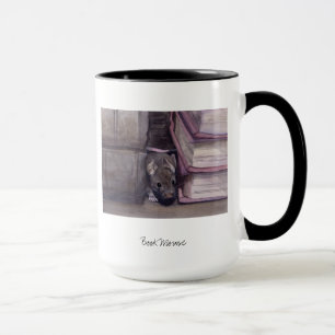 'Book Mouse' Painted in Waterclour Mug