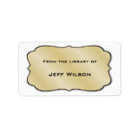Book Nameplate Labels