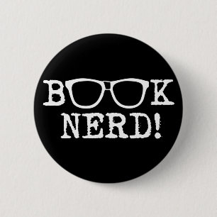 Book Nerd 2 Inch Round Button