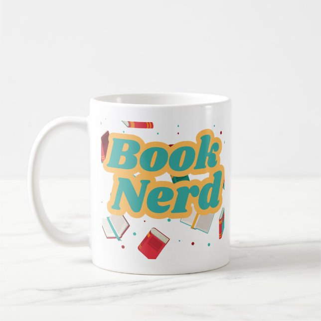 Book Nerd Coffee Mug (Left)