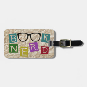 Book Nerd Luggage Tag