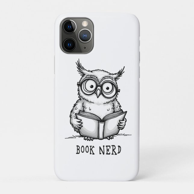 Book nerd owl Case-Mate iPhone case (Back)