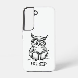 Book nerd owl samsung galaxy case