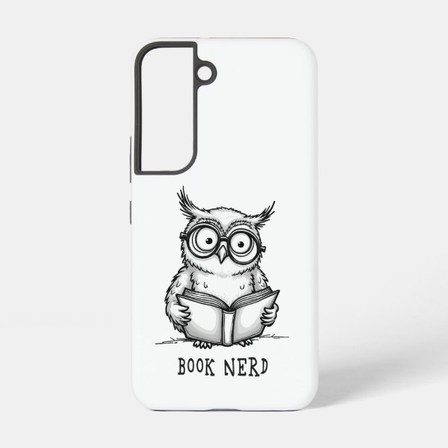 Book nerd owl samsung galaxy s22 case (Back)