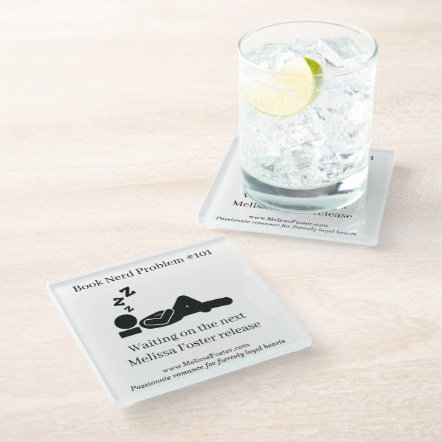 Book Nerd problem #101 Coaster (Angled)