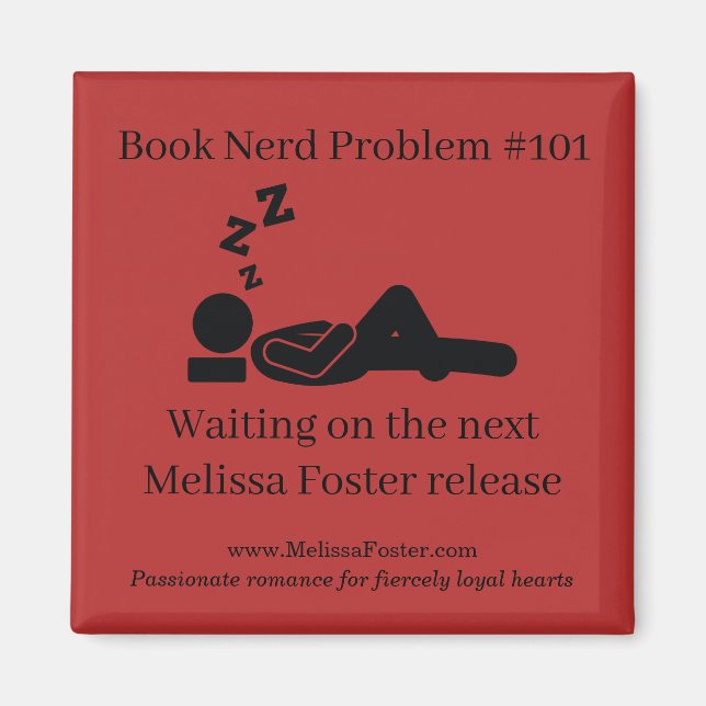 Book Nerd problem #101 Magnet (Front)